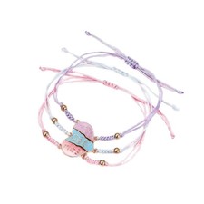 BFF Bracelet for 3 Cute Heart Puzzle Piece Charm Bracelet Best Friends Heart ...
