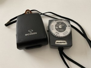 Vintage Gossen Super Pilot Light Meter,  N100 w/Case, W Germany Untested *