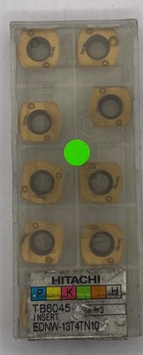 Hitachi Wendeplatten EDNW-13T4TN10 TB6045 Wendeschneidplatten ***Neu*** R5/F2
