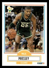 1990 Fleer Paul Pressey #107 Milwaukee Bucks