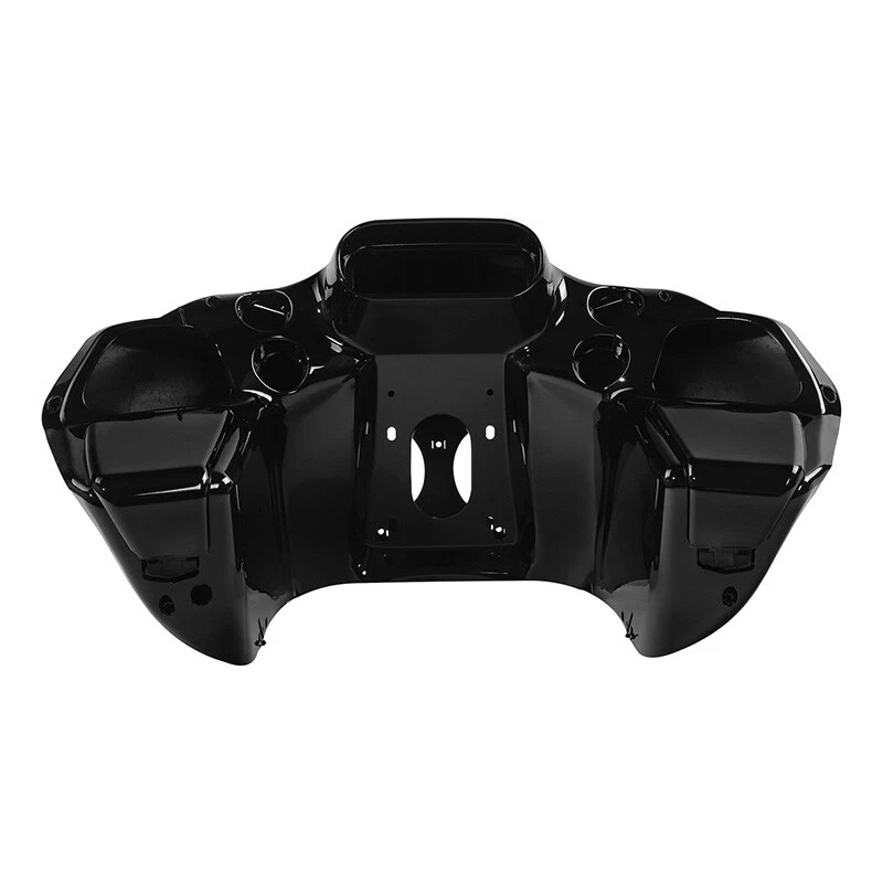 Vivid Black Front Inner & Outer Fairings Fit For Harley CVO Road Glide 1998-2013 - Image 3 of 4