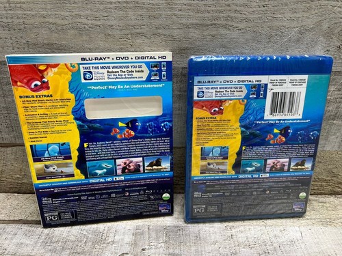 Disney Pixar Finding Dory (Blu-ray + DVD + Digital HD, 2016) slip cover NEW - Picture 2 of 4