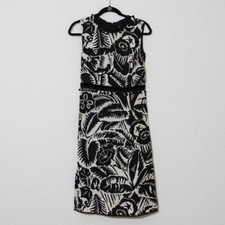 Marc Jacobs Black & White Floral Sleeveless Dress - Size 0