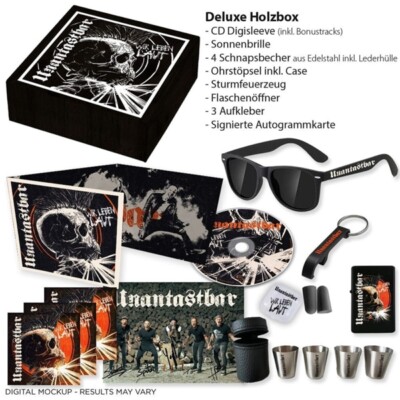 UNANTASTBAR - WIR LEBEN LAUT (LTD BOX)   CD+MERCHANDISING NEW