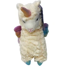 Kellytoy 9" standing llama unicorn plush Stuffed Animal toy