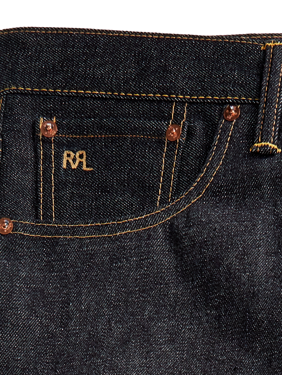Ralph Lauren RRL Vintage 5 Pocket Blanket Lined Rigid 13.5 oz