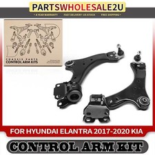 Conjunto de brazo de control inferior delantero y rótula de 2 piezas para Hyundai Elantra Kia Forte