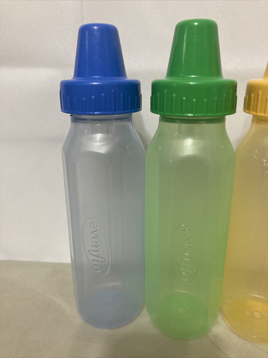 Latex Evenflo Bottles Classic Baby Bottles GLASS 8oz
