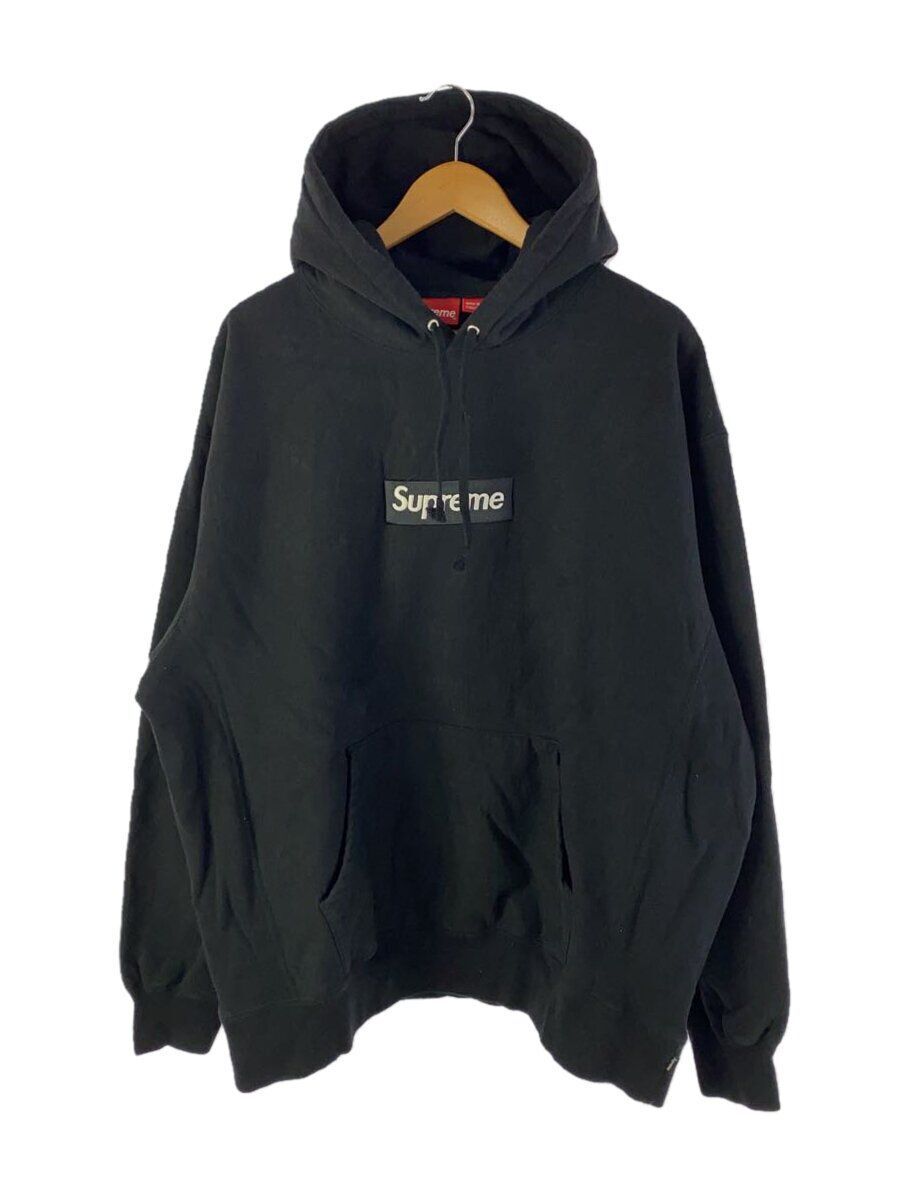 Supreme 21AW BOX LOGO HOODED SWEATHED XXL COTTON BLACK Used | eBay 
