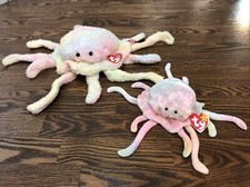 Ty Beanie Buddy  Beanie Babies Goochy The Octopus Lot W/TAGS MINT CONDITION 