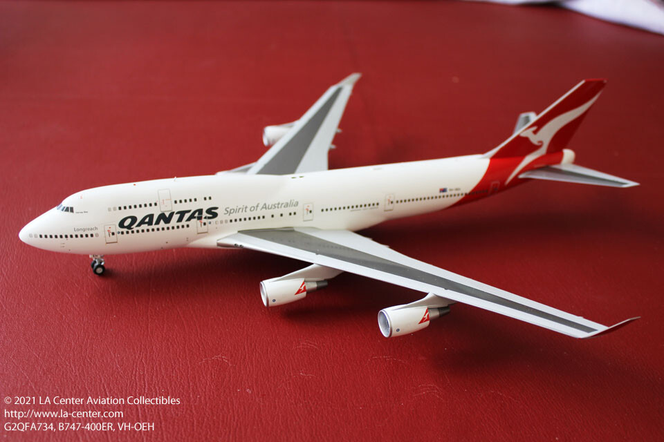 Gemini Jets Qantas Airways Boeing 747-400ER Last Color Diecast