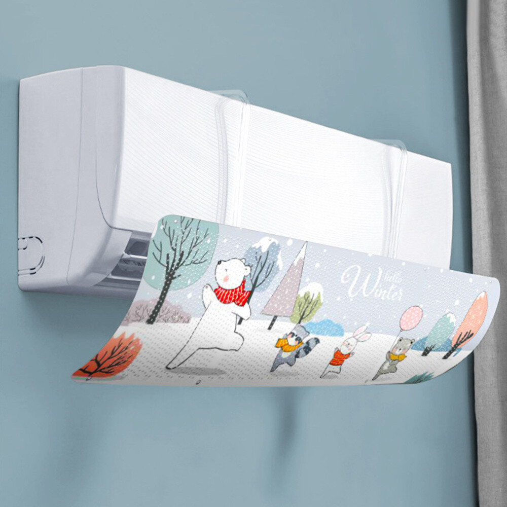 2 Pcs wind Air Conditioner Vent Deflector Wall Ac Unit Wall Mount Air