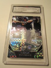 2011 JORDAN PACHECO BOWMAN BASEBALL CARD 93 FGS GRADED 10 BBA-13