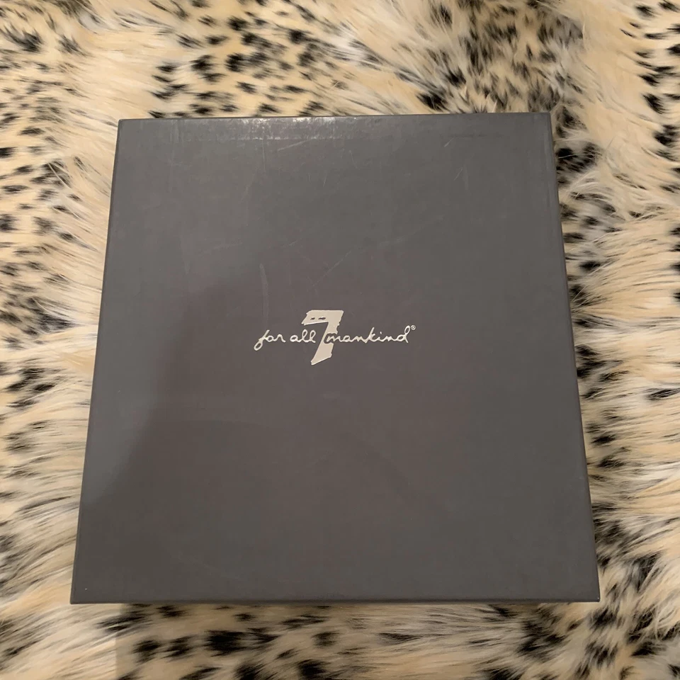 7 for all humanity Zapatos Marlo Taupe Gamuza Cerosa Con Cordones Vacchetta 8 Usados Una Vez Foto 2 de 4