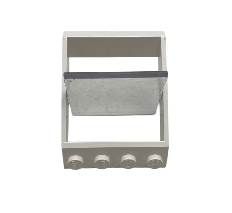 4pc LEGO Window 4 x 4 x 3 Roof w/ Trans-Clear Glass (4447/4448) 4447c01 Set 6397 - Image 3 of 4