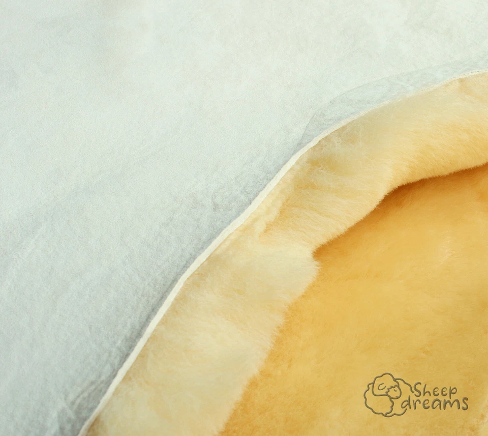 Öko Lammfell Schaffell echt medizinisch Merino Naturfell waschbar sheep dreams ® - Bild 4 von 4
