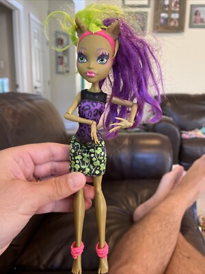 Monster High Freaky Fusion Clawvenus Clawdeen Wolf/Venus Flytrap Doll Incomplete