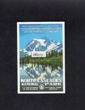 NORTH CASCADES NATIONAL PARK WASHINGTON STATE LITHO 2019 DECKER POSTCARD