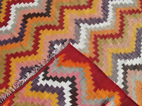5x8 living room bohemian kilim rugs - area rugs for living room - Picture 10 of 10