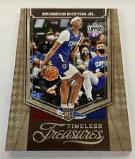 Brandon Boston Jr. Rookie Chronicles Basketball 2021-22 Timeless Treasures /249