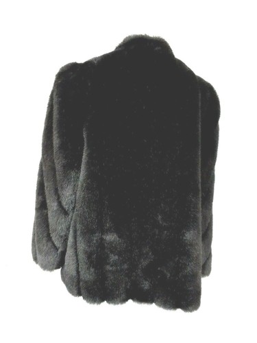 Genelle Womens Coat Demi Buff Faux Fur 