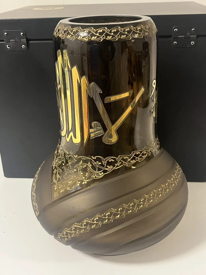 Pasabahce Vidrio Hecho a Mano Cuello Oro 24K Edición Limitada Hecho en Turquía Foto 3 de 4