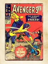 avengers comics  metal tin sign exterior house wall art