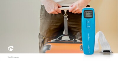 Kofferwaage digital bis 50kg für Koffer, Taschen. Am Flughafen nicht gestochen werden