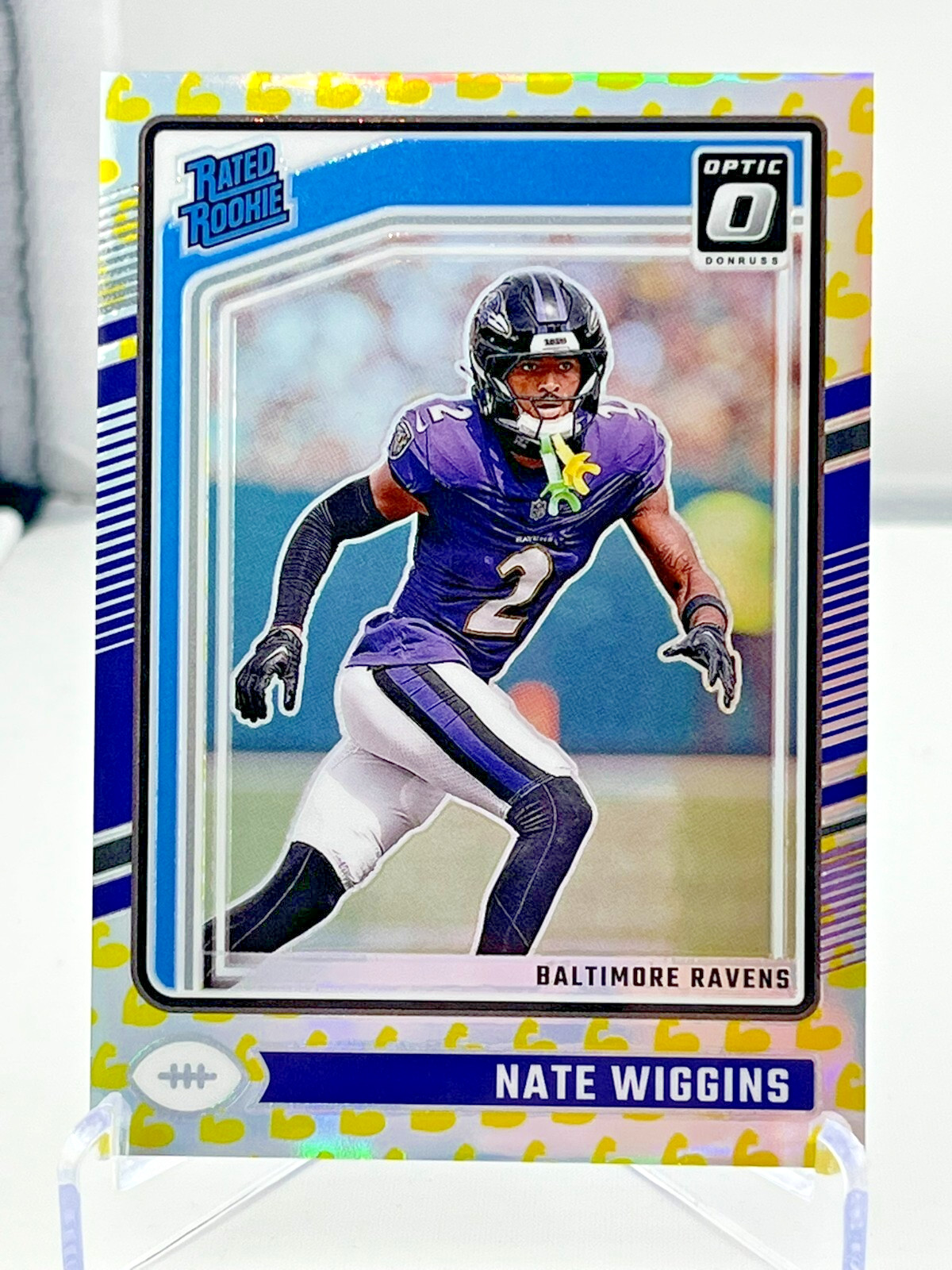 2024 Panini Donruss Optic Nate Wiggins #281 Rated Rookie Flex Parallel /149