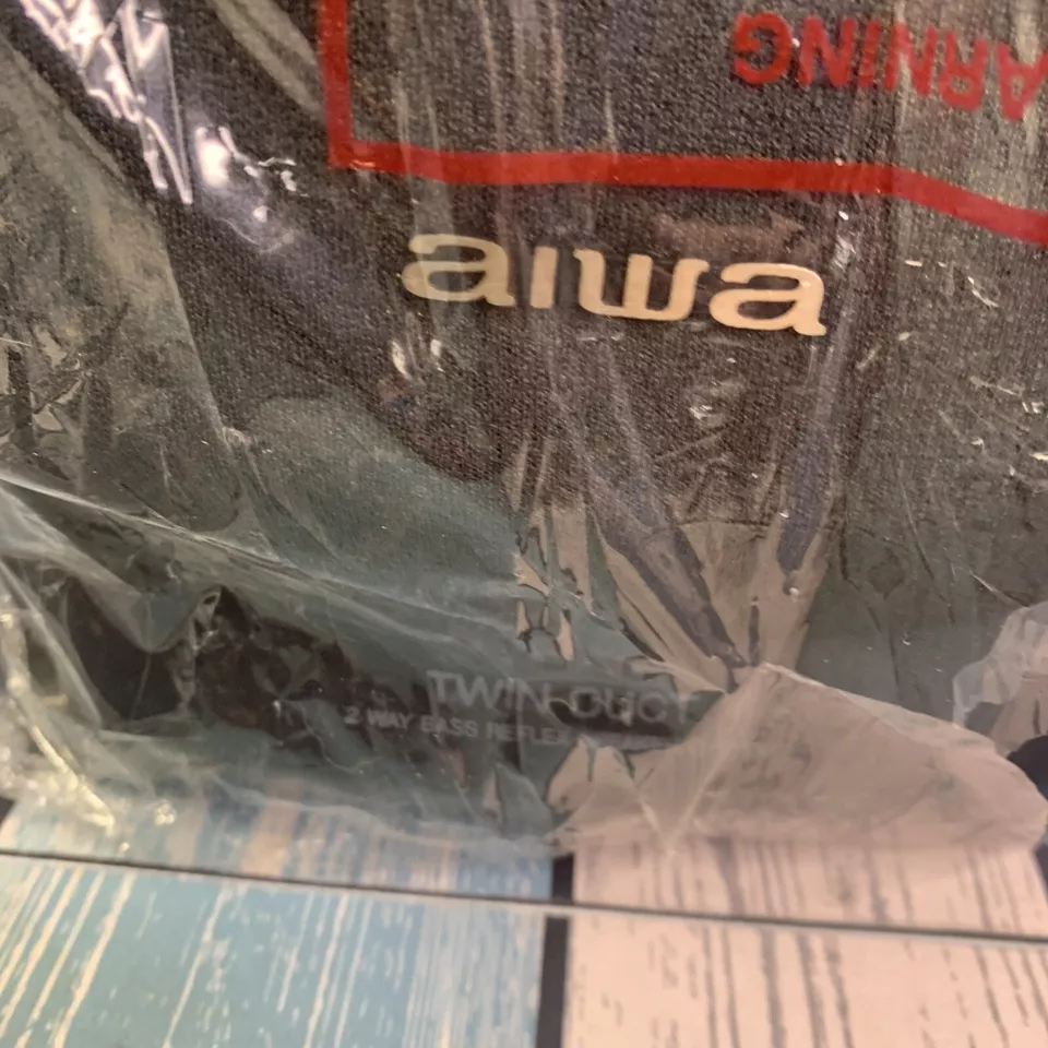 ONE Aiwa Twin Duct 2 Way Bass SX- NV1500 Shelf Speaker BRAND NEW! Boombox - Image 2 of 4