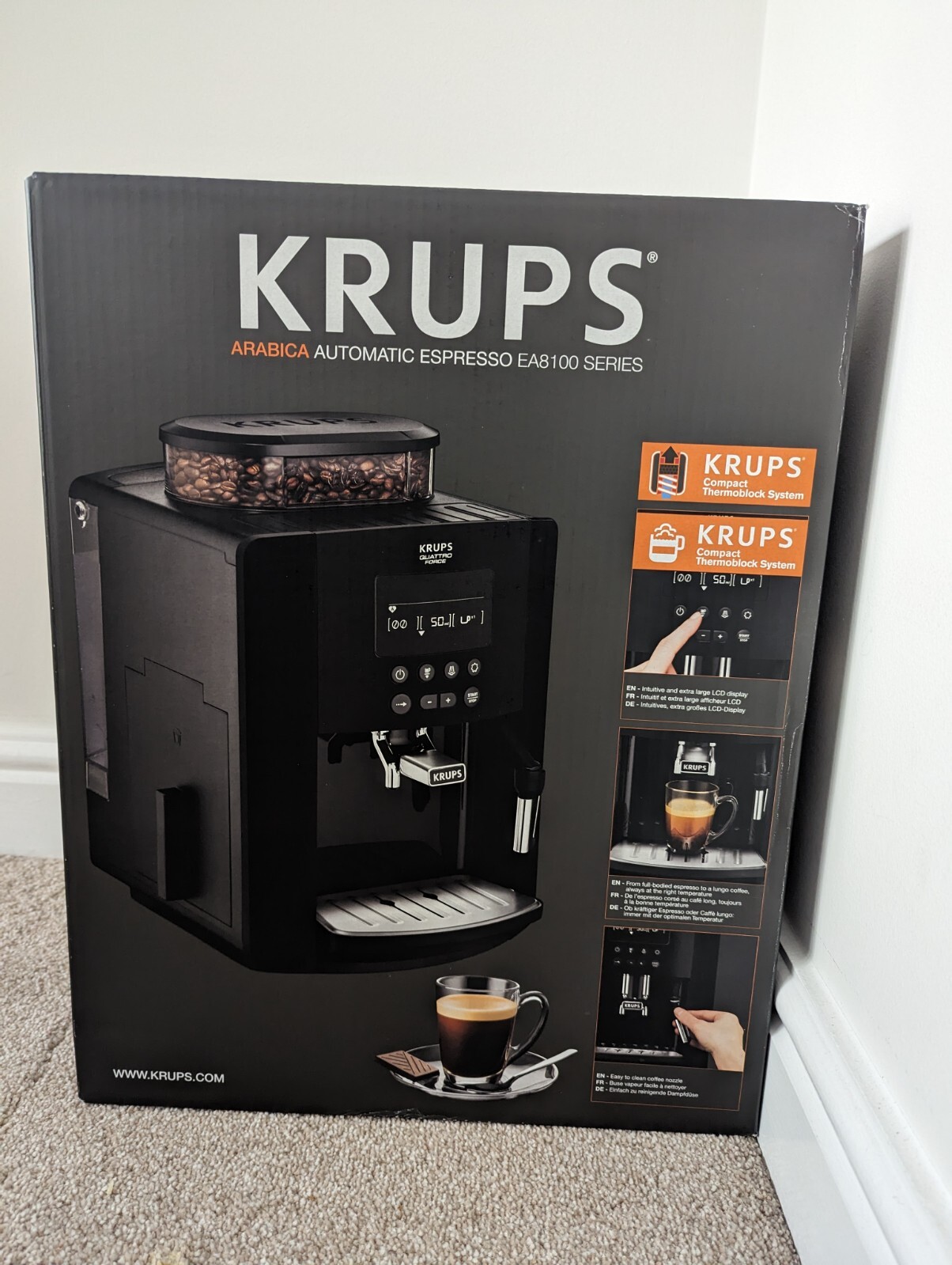 Krups Arabica Automatic Espresso EA 8100 eBay