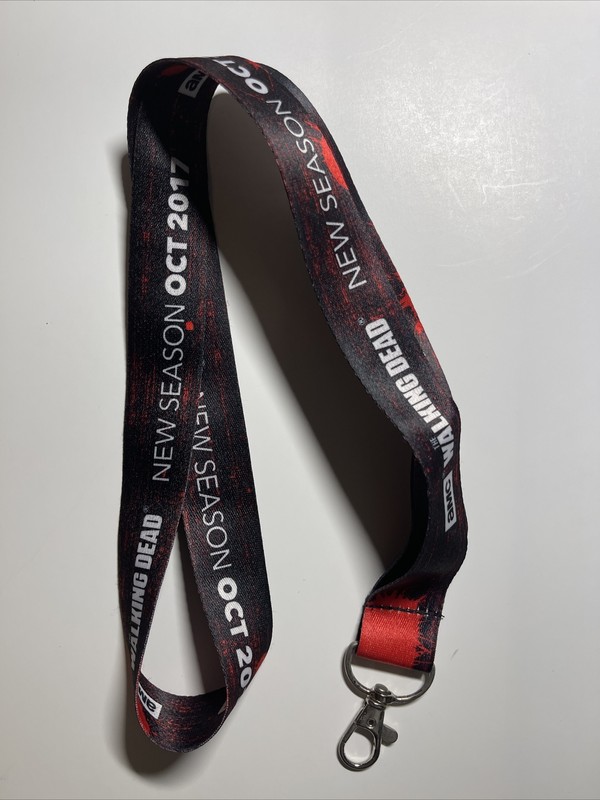 2017 SAN DIEGO COMIC CON (SDCC) AMC THE WALKING DEAD LANYARD 