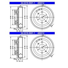 Tambour de frein Seat RONDA