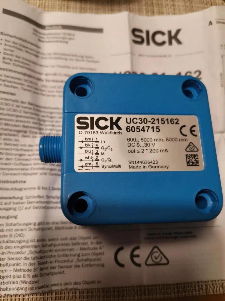 SICK UC30-215162 Ultrasonic Sensor - Image 4 of 4