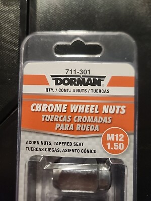 Dorman 711-301 Wheel Nut Chrome Acorn 2 Pc M12 1.50 | eBay