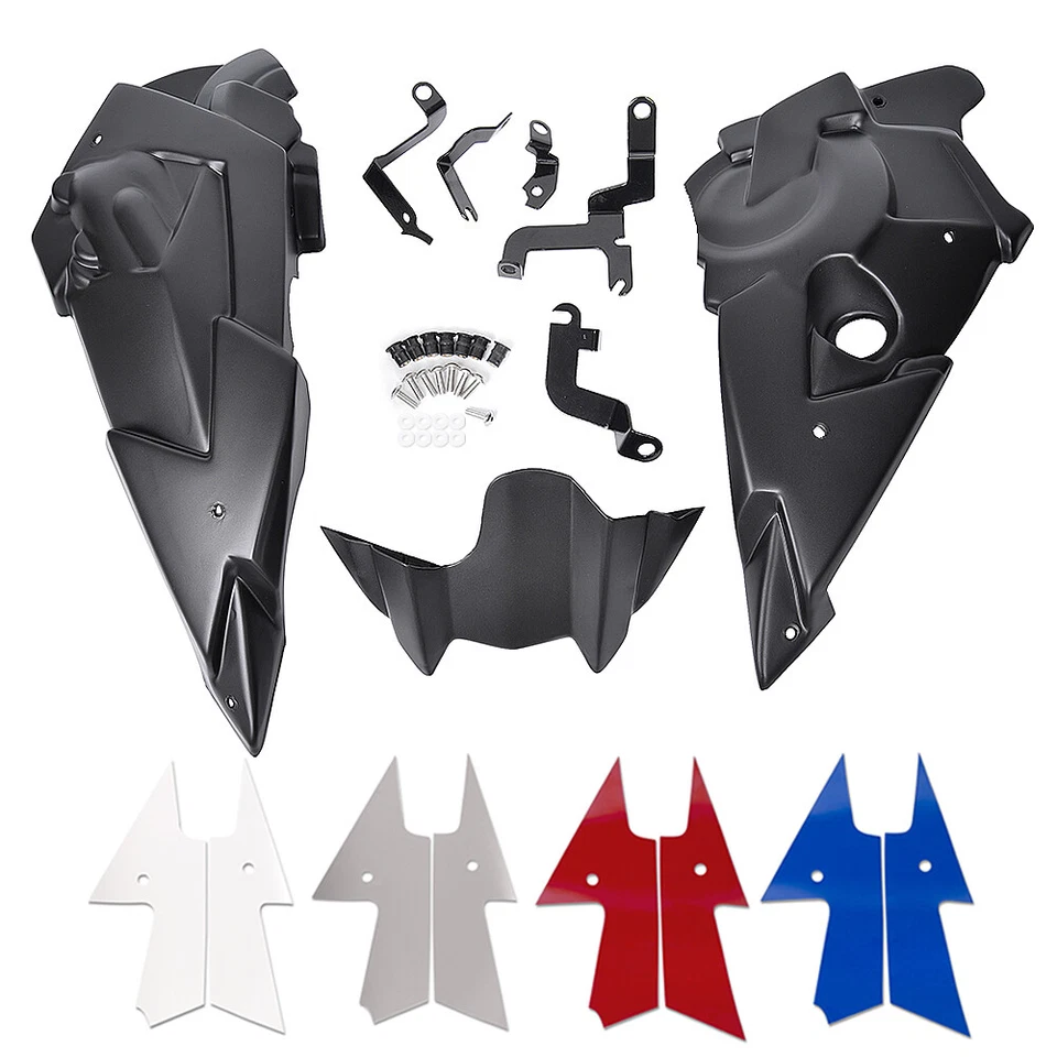 Protector de motor Belly Pan alerón placas de deslizamiento paneles cubierta para Yamaha MT FZ 07 2020 Foto 3 de 4