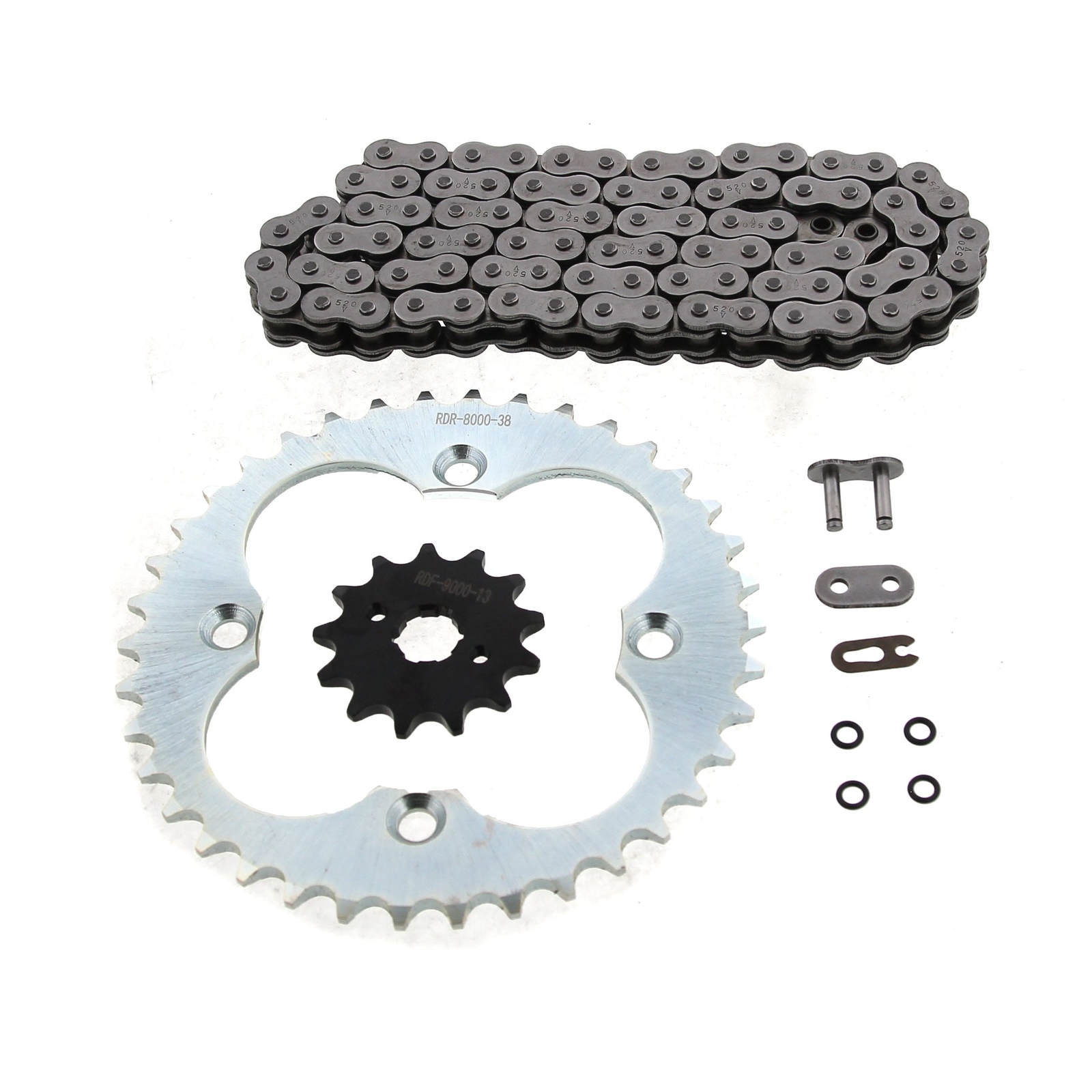 19932008 Honda Sportrax 300EX TRX300EX ORing Chain & Silver Sprockets