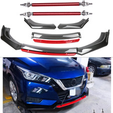 Front Bumper Splitter Spoiler Body Kit Carbon...