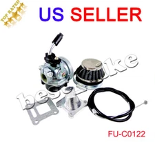 Carburetor Air Filter Throttle Cable Assembly for 49cc 47cc Pocket Mini Bike ATV