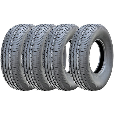 4 BEARWAY ST Radial ST235/80R16 Trailer Tires, Semi-Steel Load F 12 Ply 124/120L