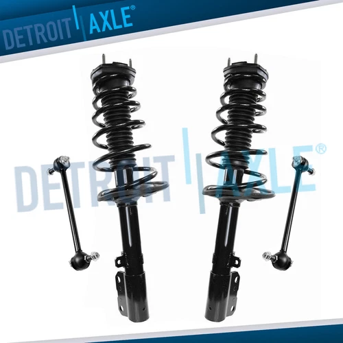 Rear Struts w/ Coil Spring Assembly Sway Bars Kit for 2012 - 2017 Toyota Camry