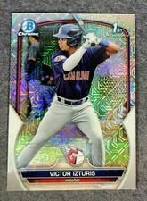 Victor Izturis MOJO PROSPECTS REFRACTOR 2023 Bowman Chrome 1st Bowman #BCP-175