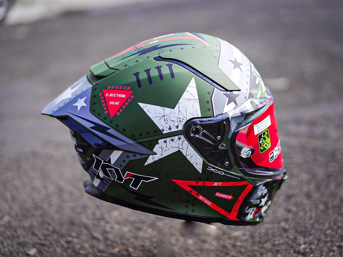 KYT R2R ASSAULT GREEN (size M XL) | eBay