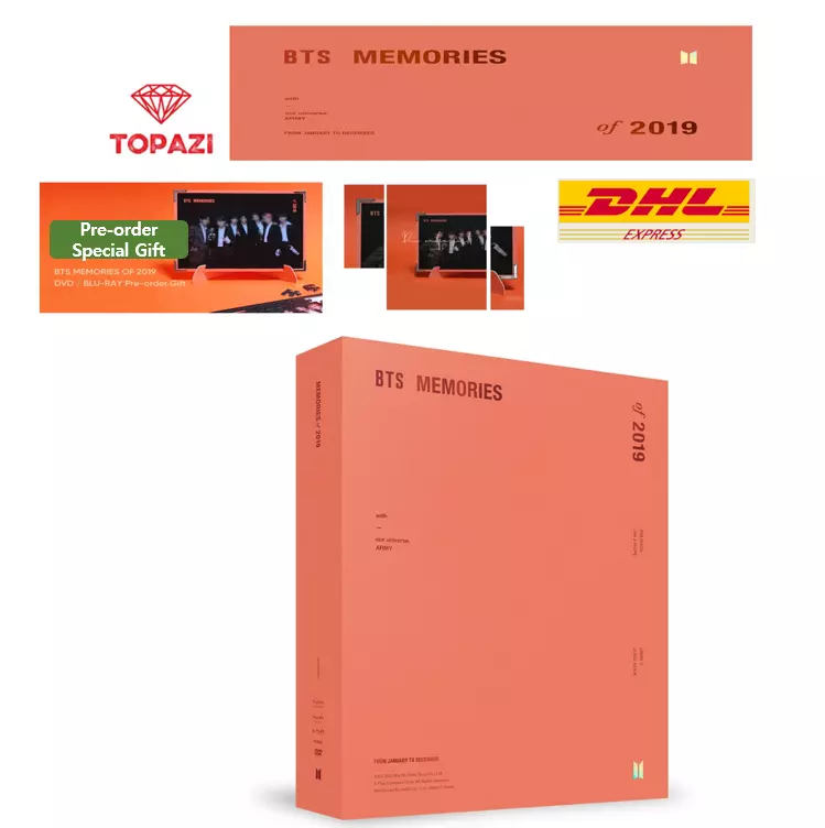 BTS MEMORIES OF 2019 DVD Full Package Pre-order with BTS Gifts