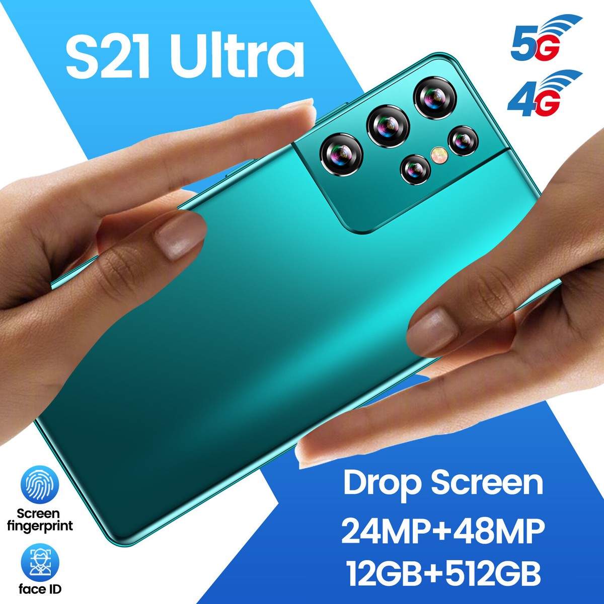  Original S21 Ultra 12GB+512GB Global Version Android