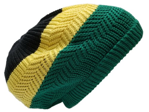 Jamaica Flag Colors Beret Tam Hat Rasta 