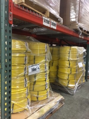 High Pressure Chemical Spray Hose   600 PSI   3/8 inch x 300 foot Yellow