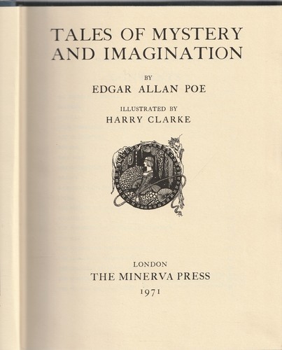 CLASSIC , TALES OF MYSTERY AND IMAGINATION by EDGAR ALLAN POE , ILLUS CLARKE - Picture 2 of 3