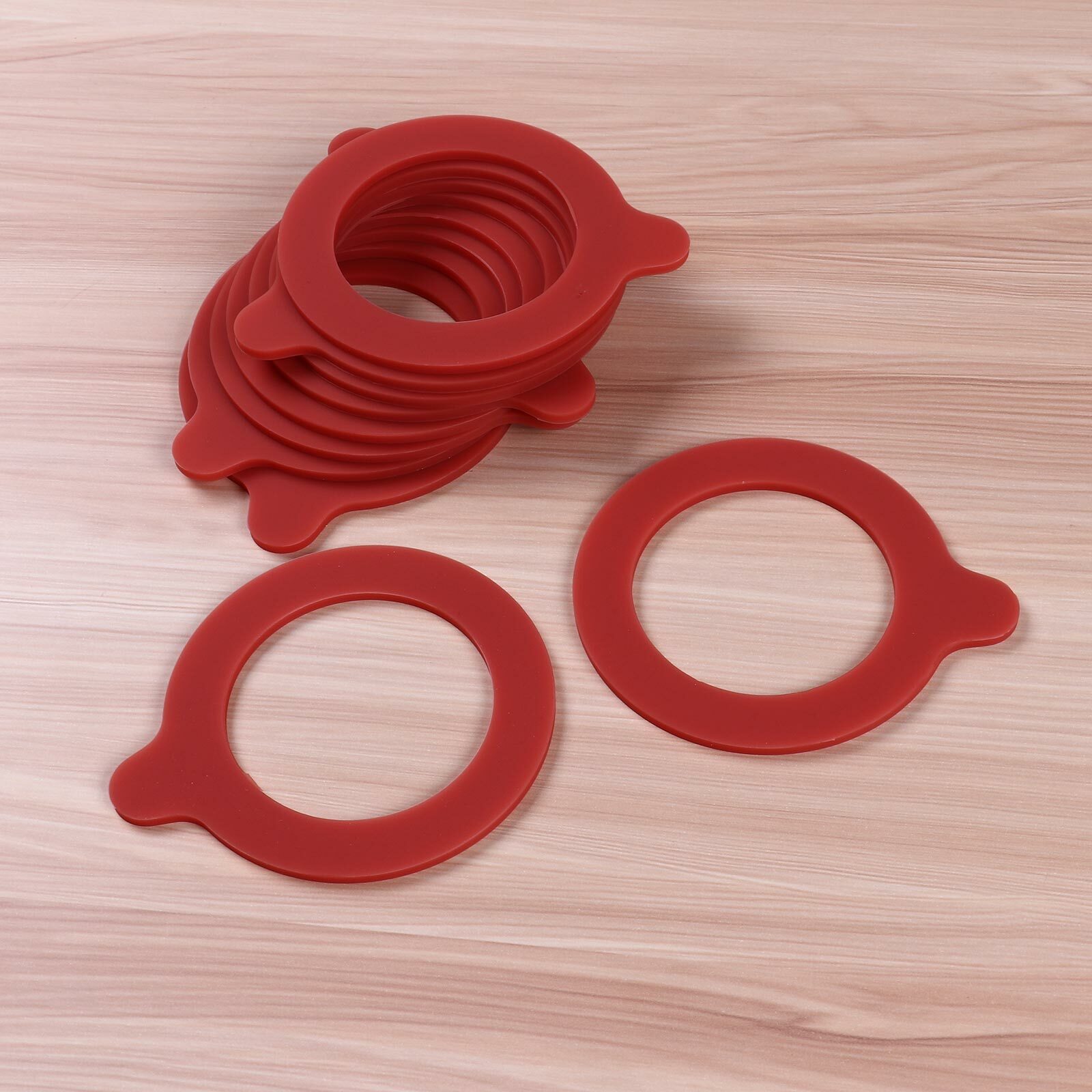 10Pc Replacement Silicone Gaskets Seals Airtight Rings For Canister Canning Jars eBay