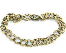 5Pcs. WHOLESALE Tibetan 8" BRONZE Charm Bracelet Chains w/ Lobster Clasps B18